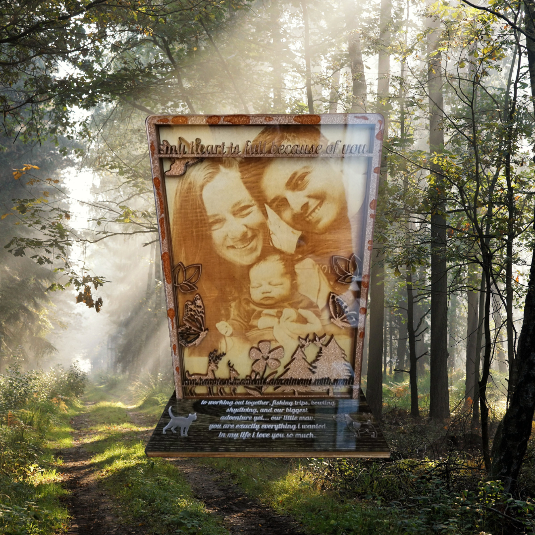 "Turn Memories Into Masterpieces – Laser-Engraved Portraits With a Stunning Finish"